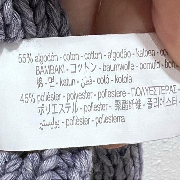 Zara Purple Distressed Knit Sweater L - Picture 8 of 10